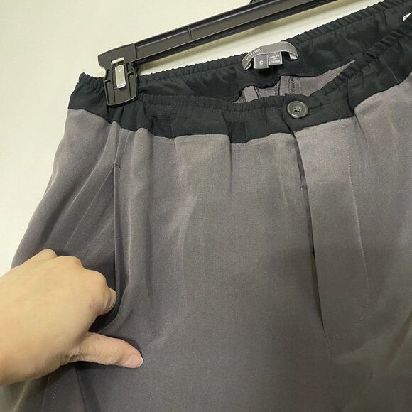 Vince. Gray Silk Trouser Straight Leg pants Size Small - Picture 5 of 8